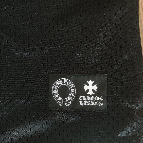 Chrome Hearts Mesh Stadium Football Black Jersey - Picture 4 of 7